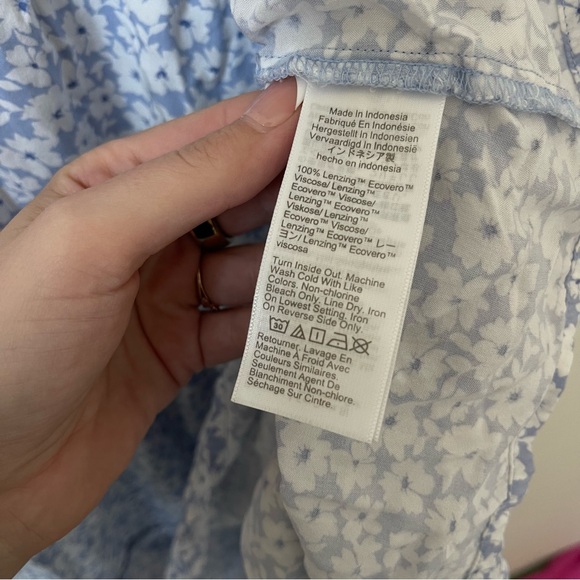 J. Crew V-neck ruffle tiered mini dress - Picture 7 of 9